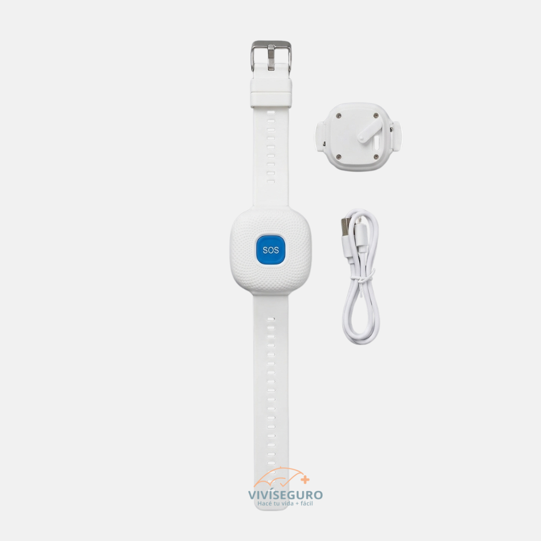 Reloj SOS, cargador y carga